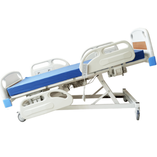 Alt Üst Korkuluklu Dört Motorlu Hasta Yatağı